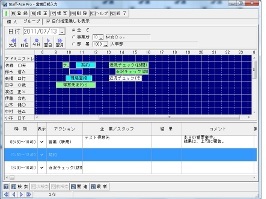 営業日報入力画面